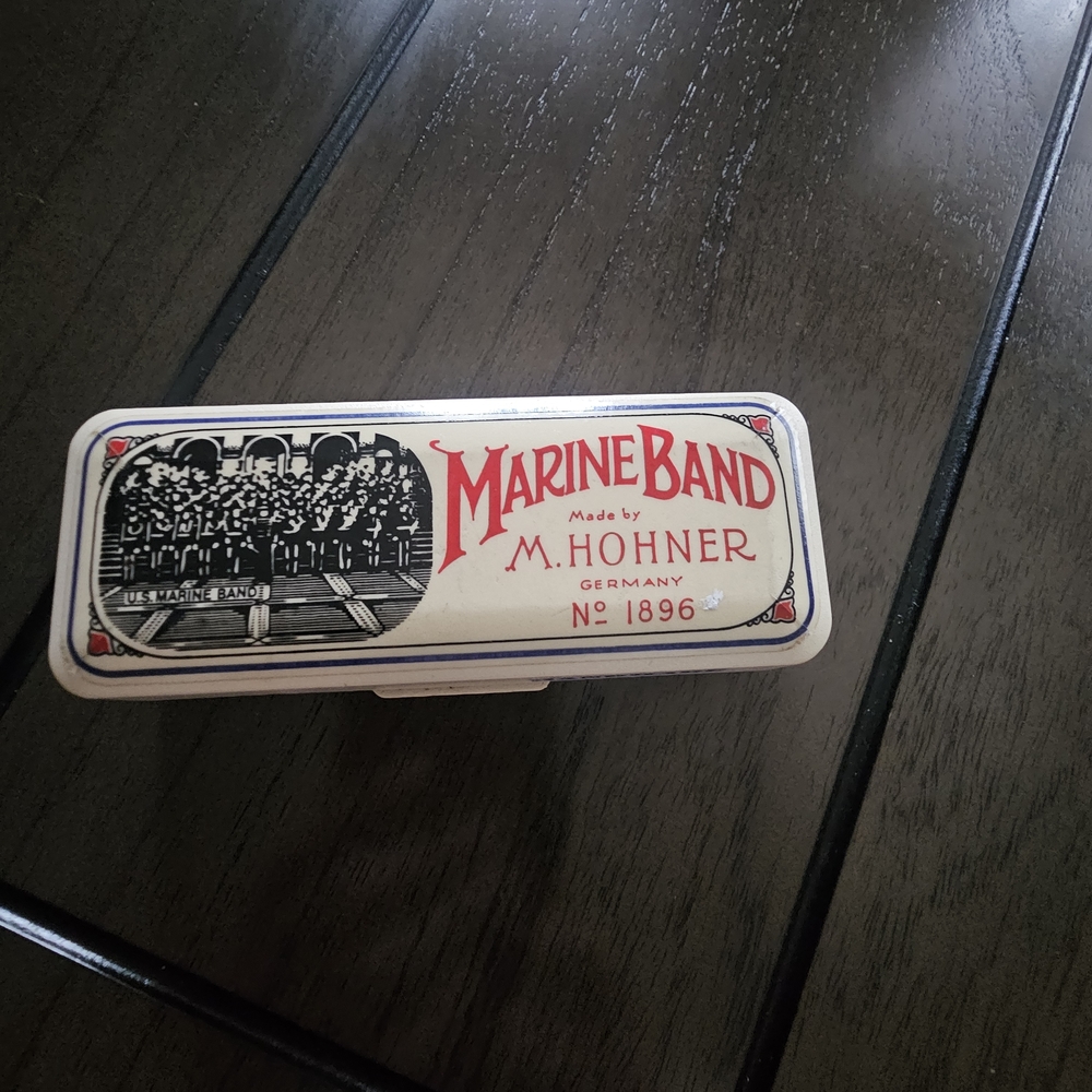 Marine Band Harmonica with Case